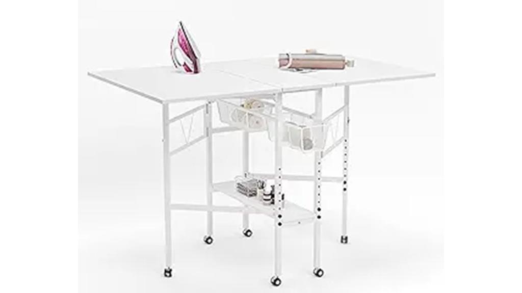 portable foldable craft table