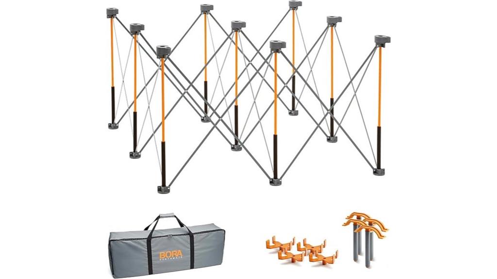 portable foldable work table