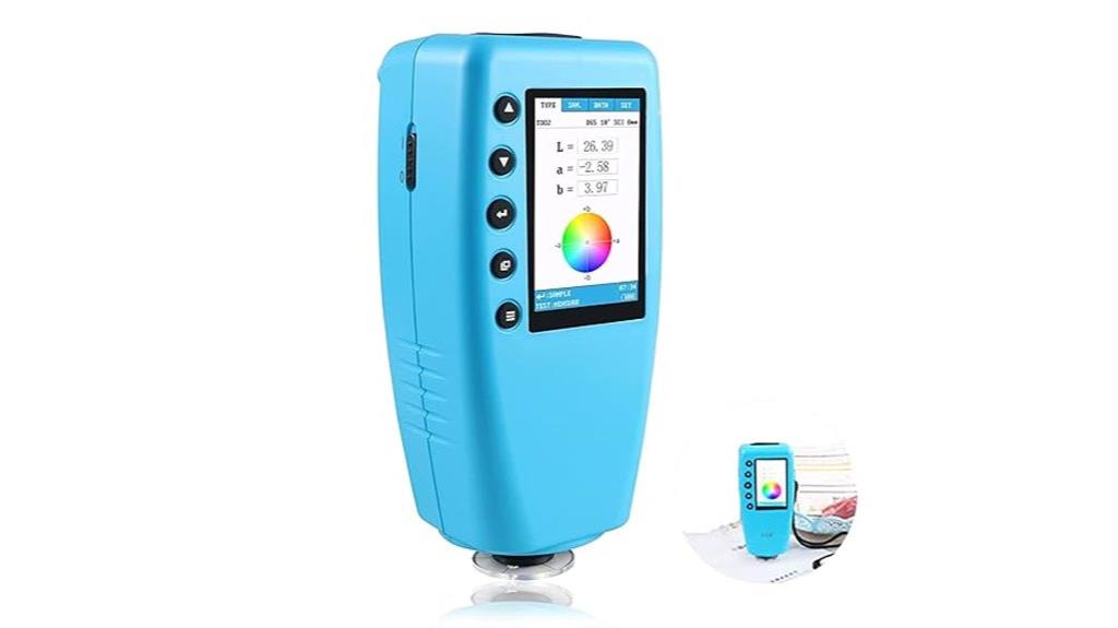 portable handheld colorimeter device