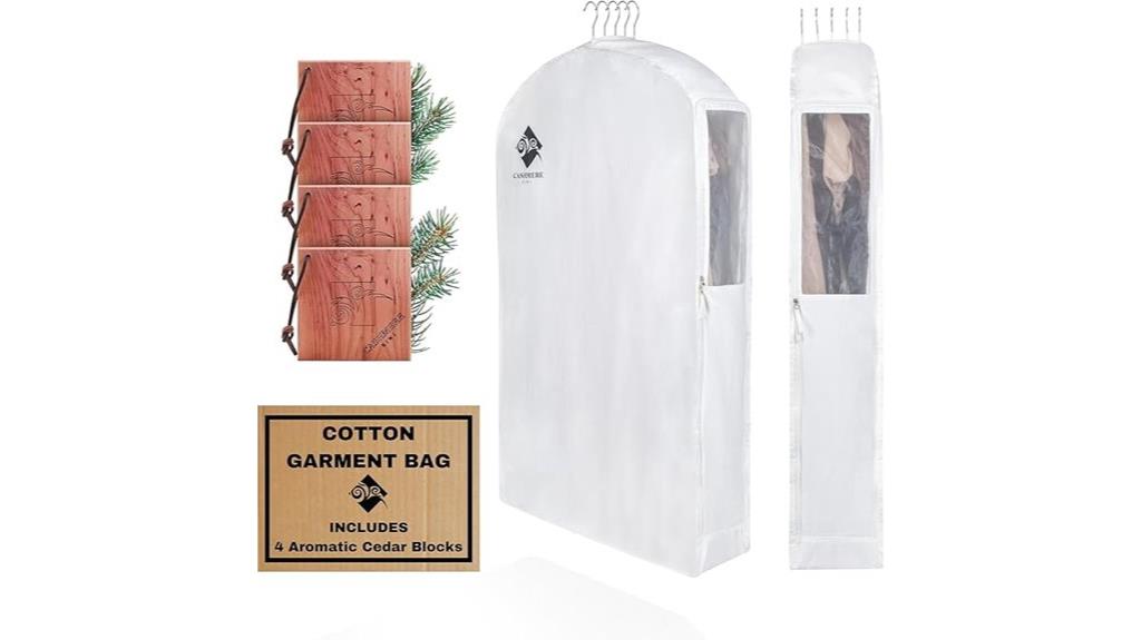 premium cotton garment bag
