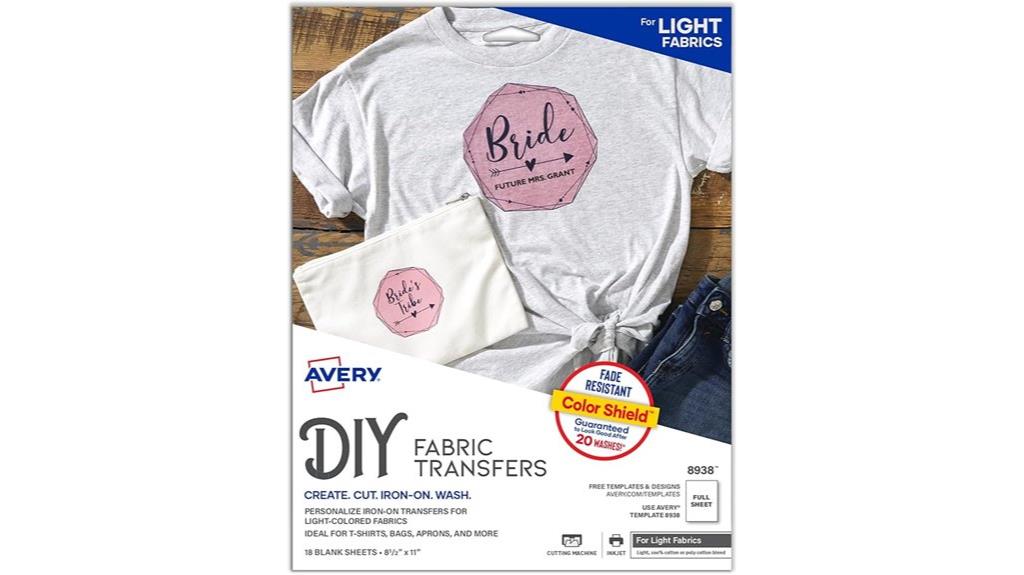printable transfer paper for fabrics