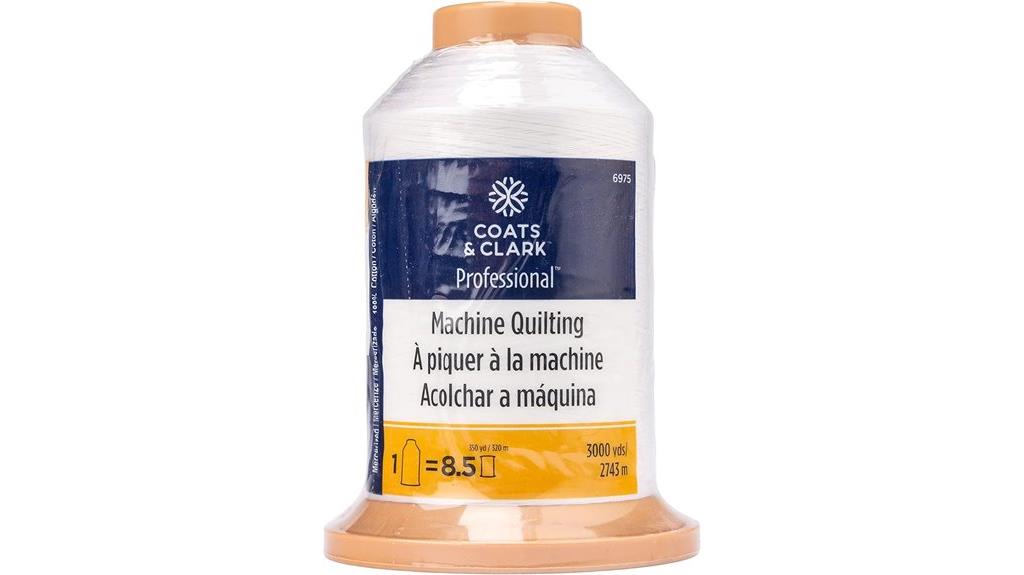 professional white quilting thread