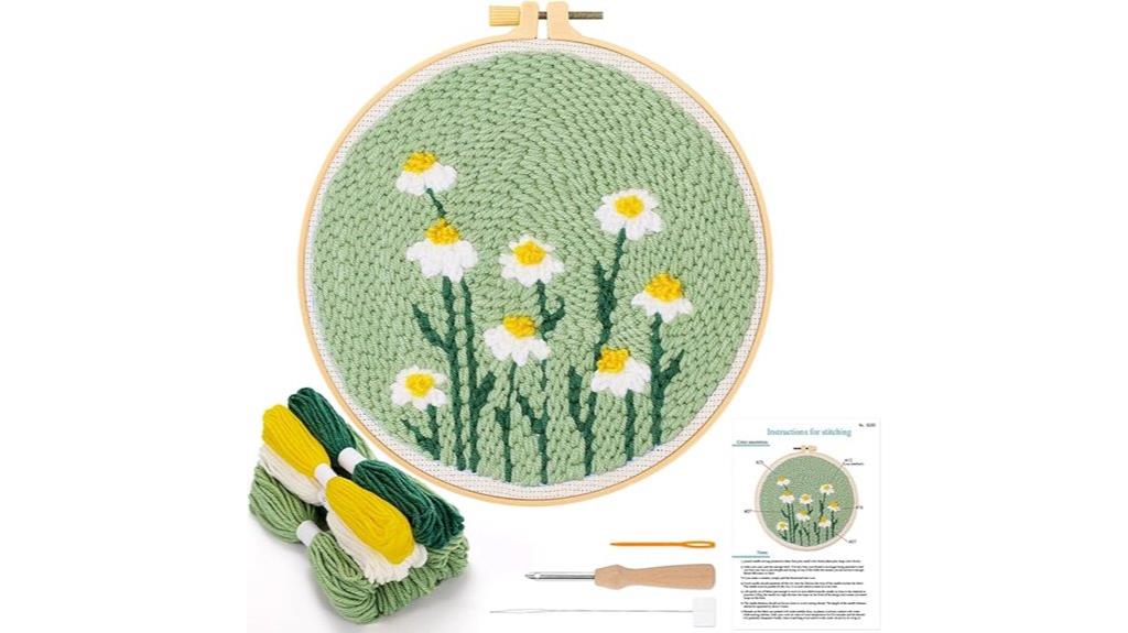 punch needle embroidery kit