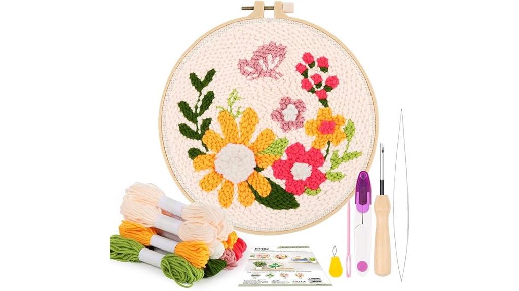 punch needle embroidery kit
