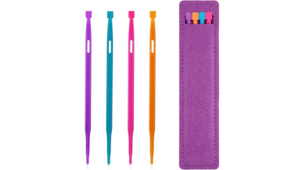 purple sewing accessories set
