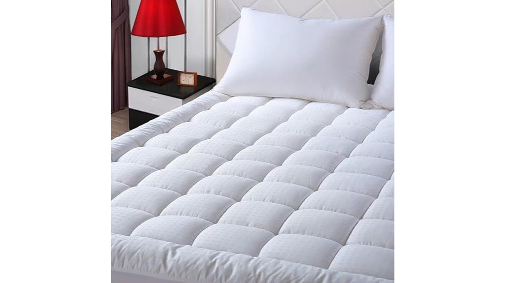queen size quilted mattress pad