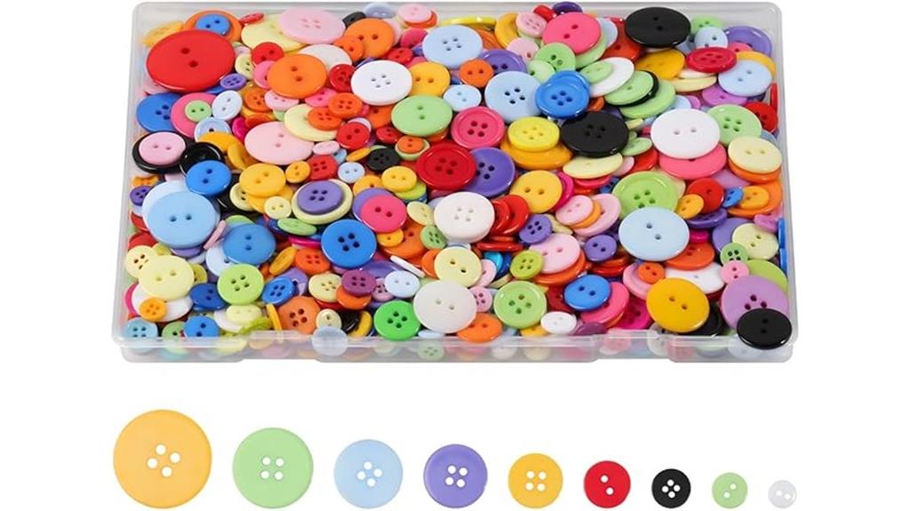 rainbow button pack