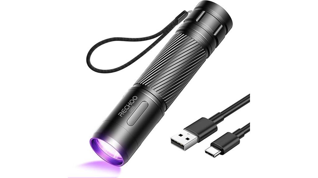 rechargeable uv black light