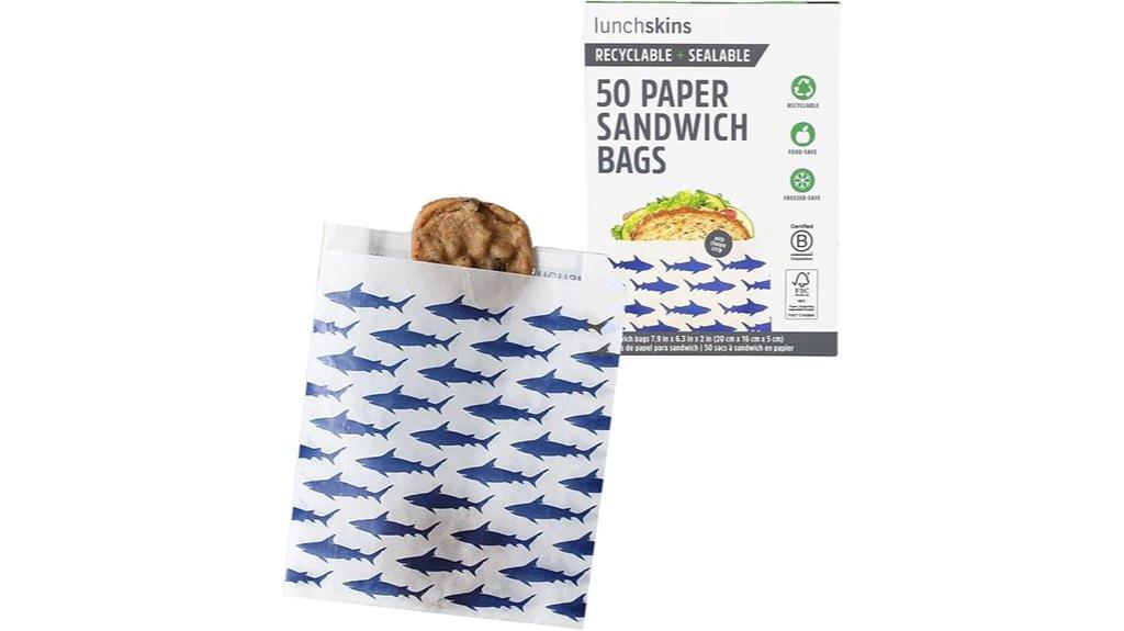recyclable sealable sandwich bags