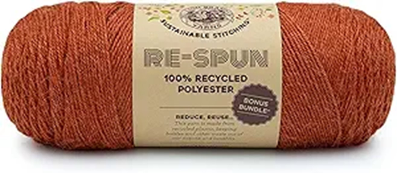 recycled polyester yarn bundle