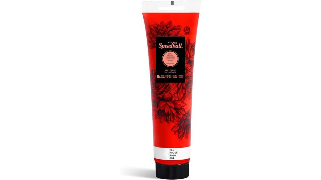 red speedball ink