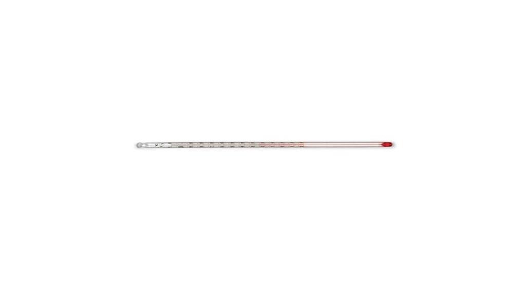 red spirit filled thermometer
