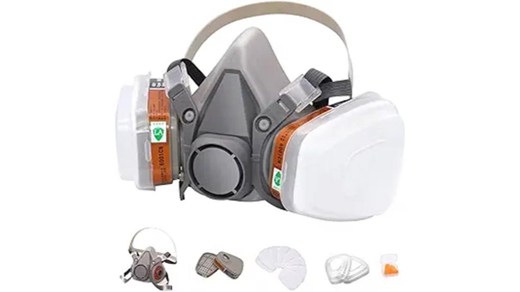 reusable dust vapor respirator