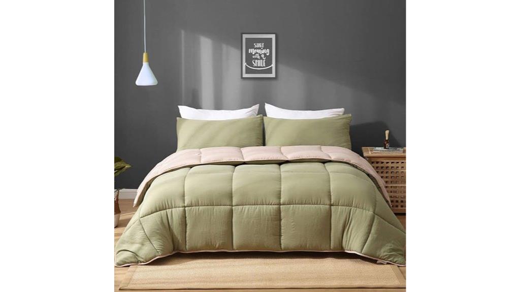 reversible all season comforter