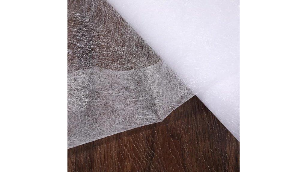 reversible fabric adhesive web