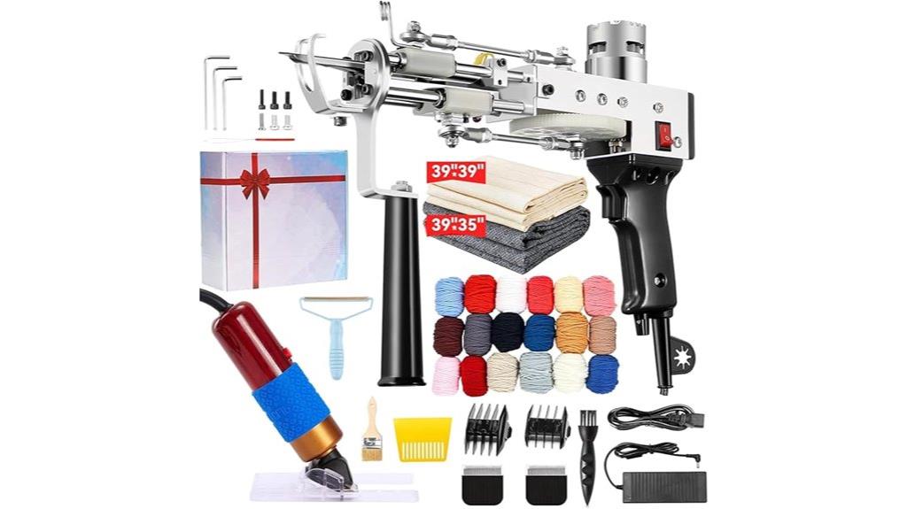 rug tufting and trimming kit