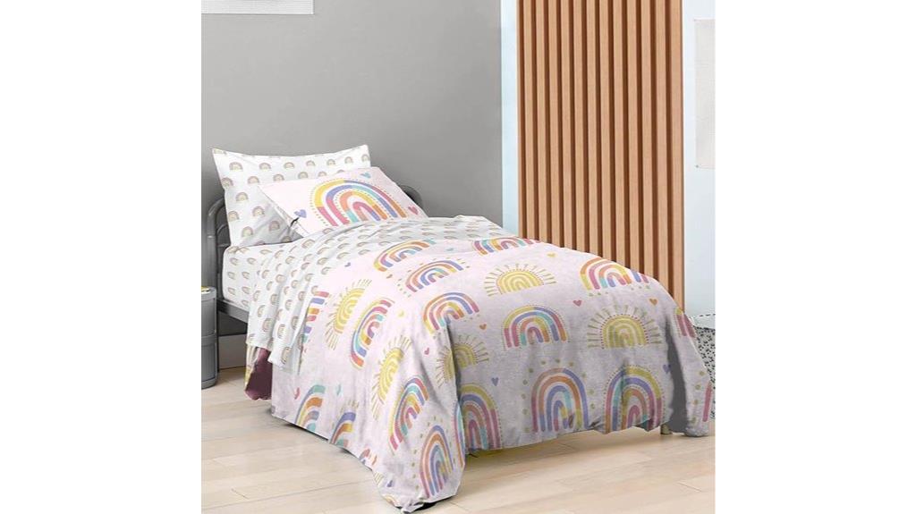 saturday park rainbow bedding