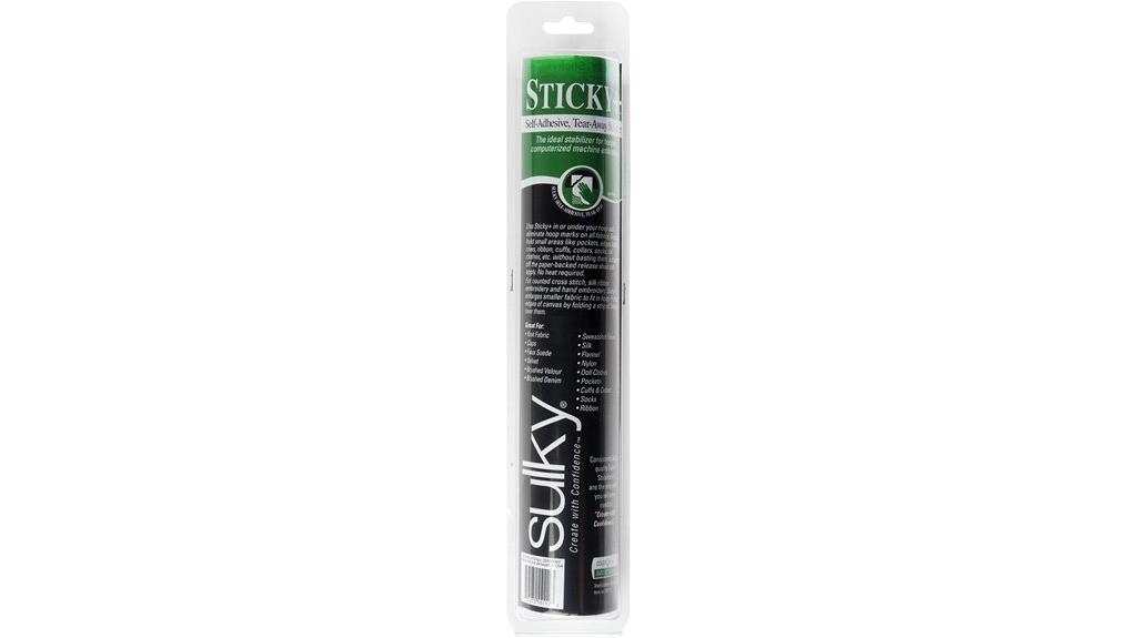 self adhesive tear away stabilizer