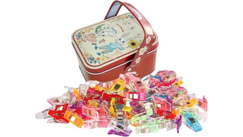 set of 100 sewing clips