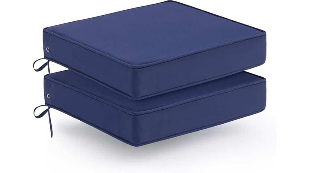 set of 2 outdoor cushions