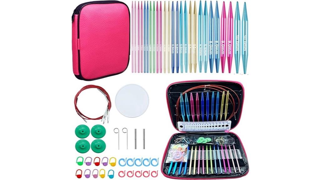 set of sixty circular needles