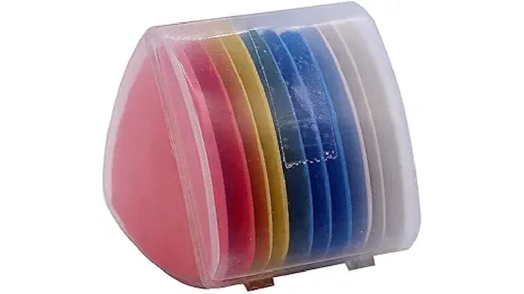 set of ten triangle chalk