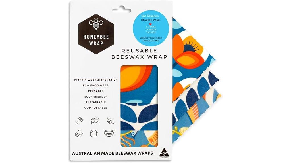 set of three wraps