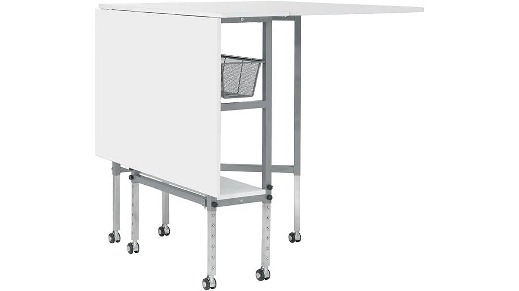 sewing table with drawers
