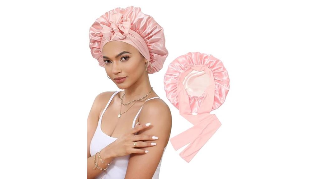 silk satin sleep bonnet
