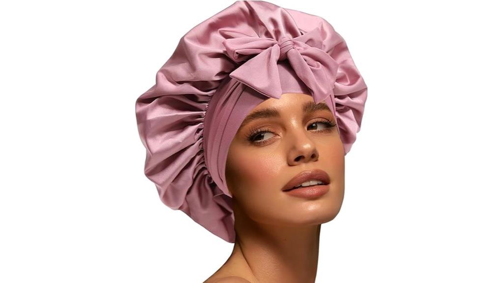 silk women s bonnet with tie