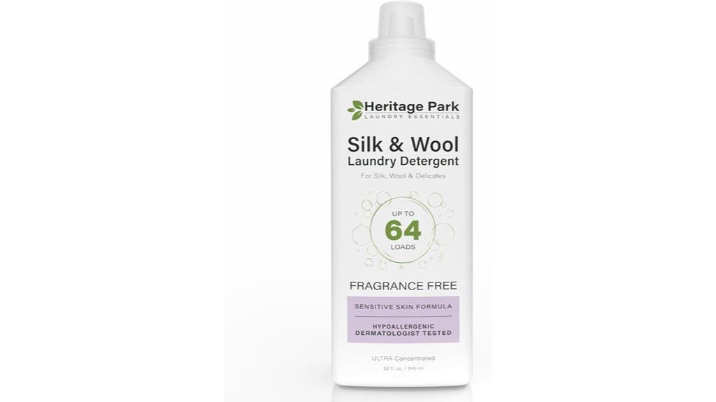 silk wool laundry detergent