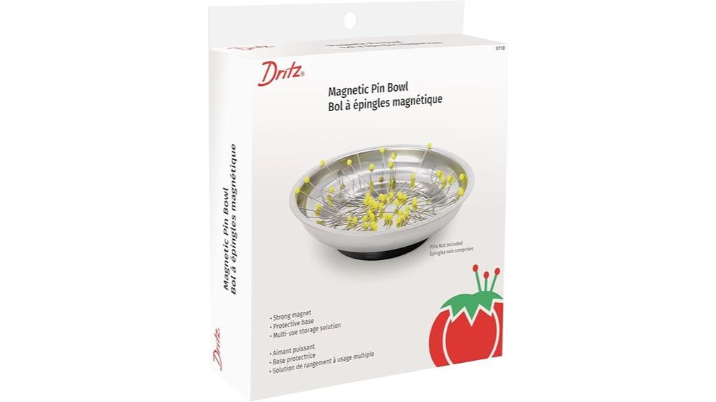 silver magnetic pin dish