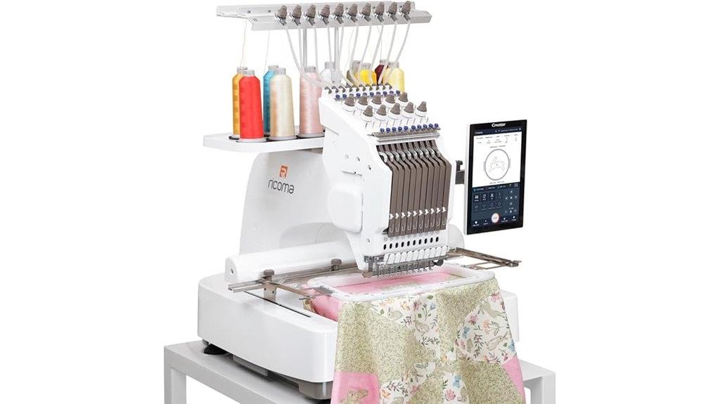single head embroidery machine
