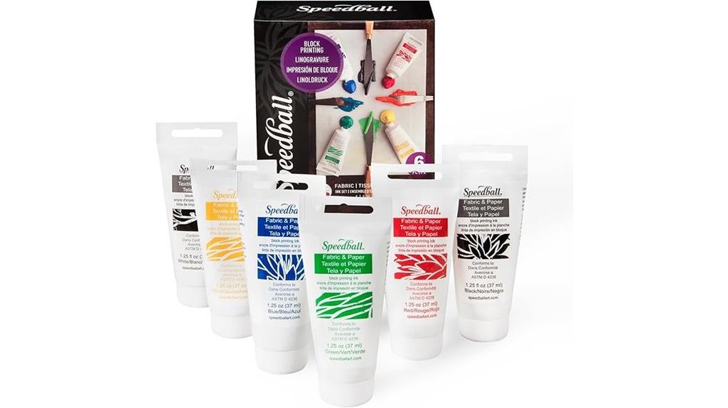 six color water soluble ink