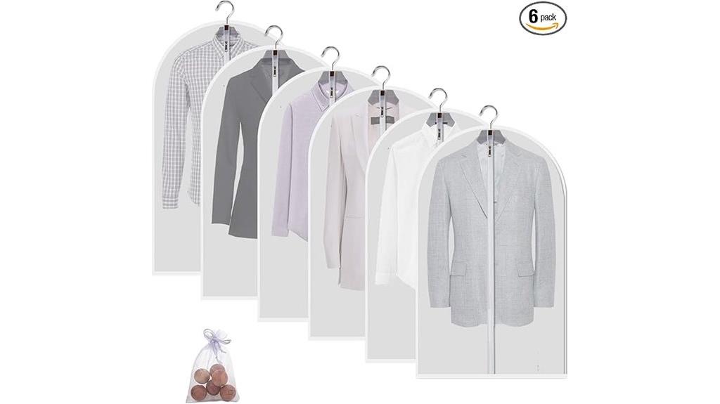 six pack garment bags