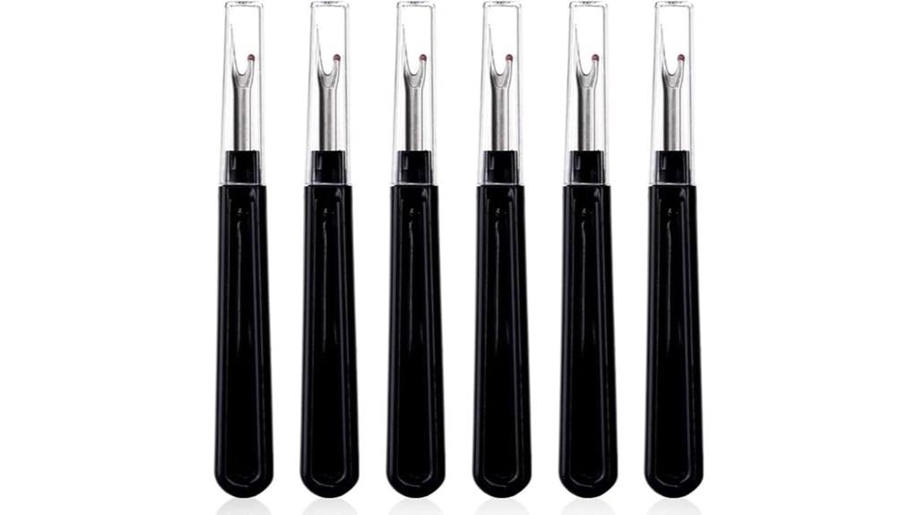 six piece ergonomic seam ripper