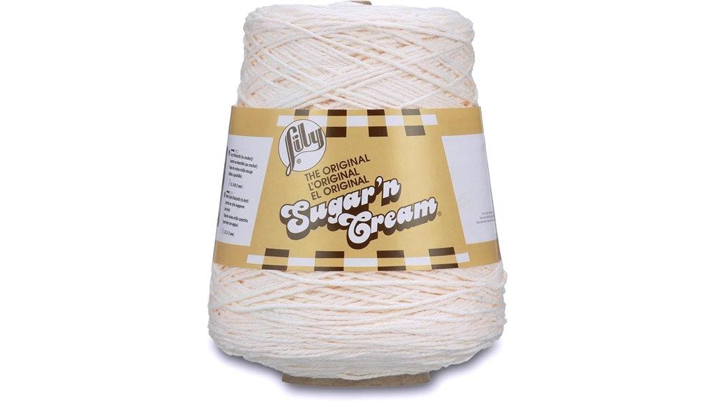 soft ecru cotton yarn