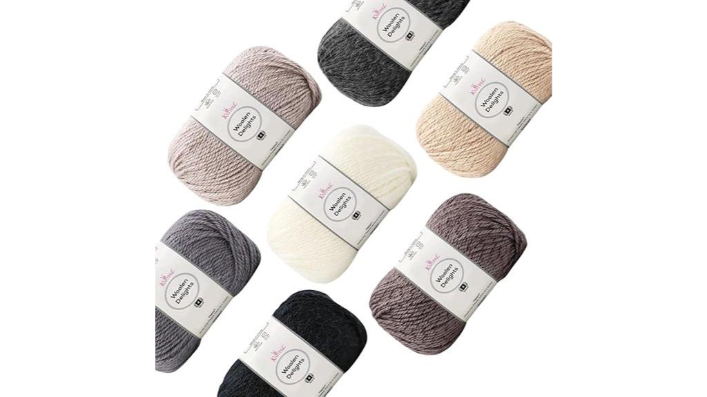 soft wool yarn pack