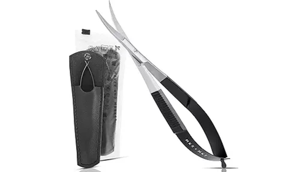 spring loaded curved scissors