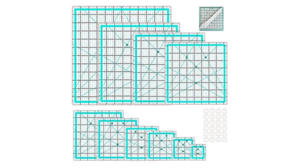 square quilting ruler templates
