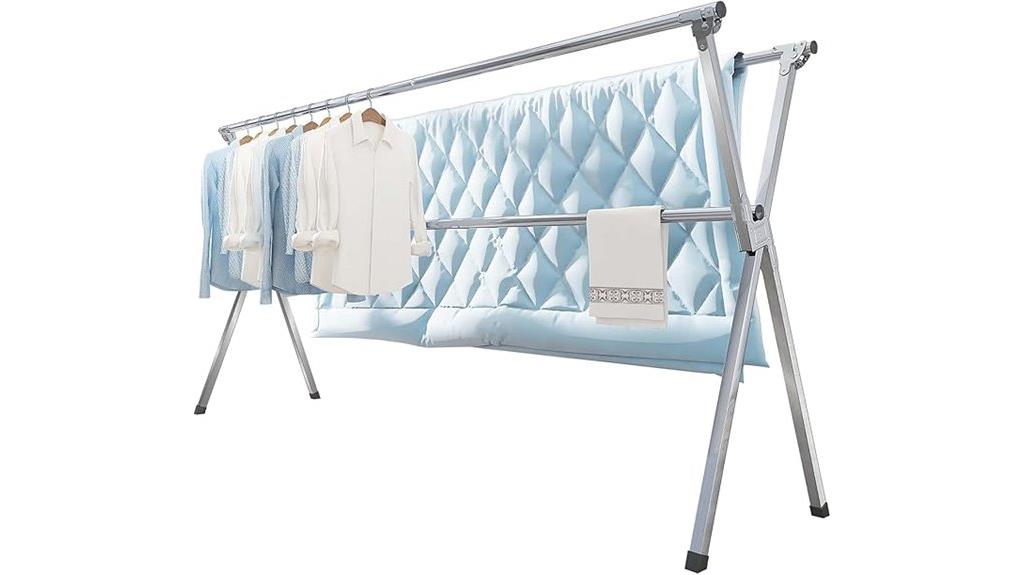 stainless steel folding rack