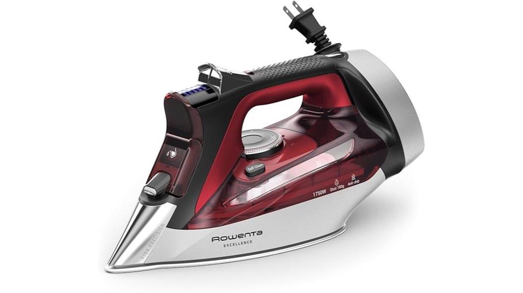 steam iron with stainless soleplate