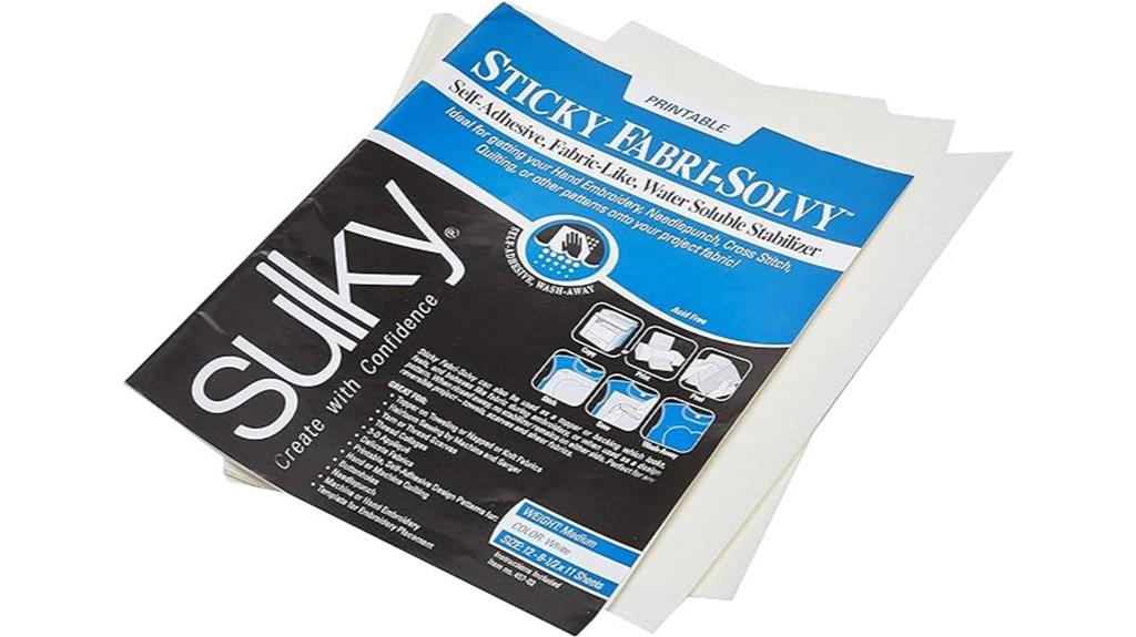 sulky fabric stabilizer pack