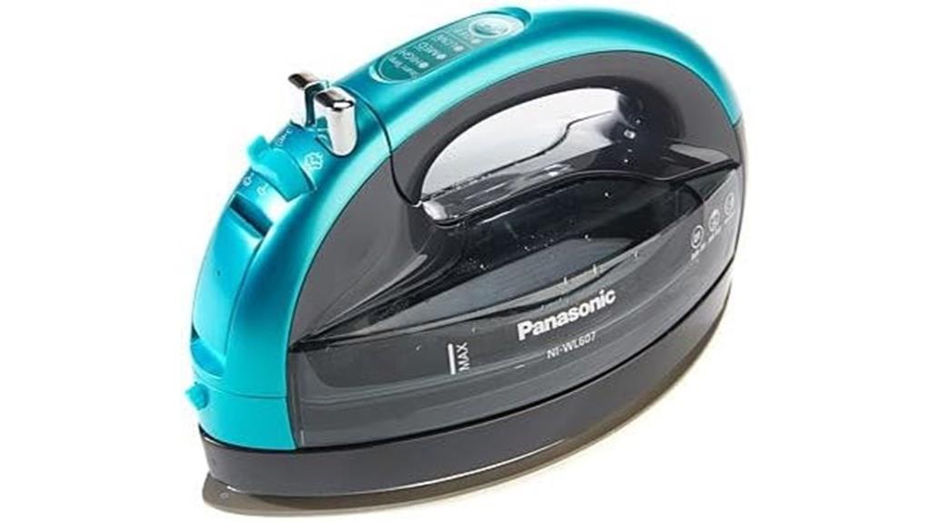 teal cordless iron