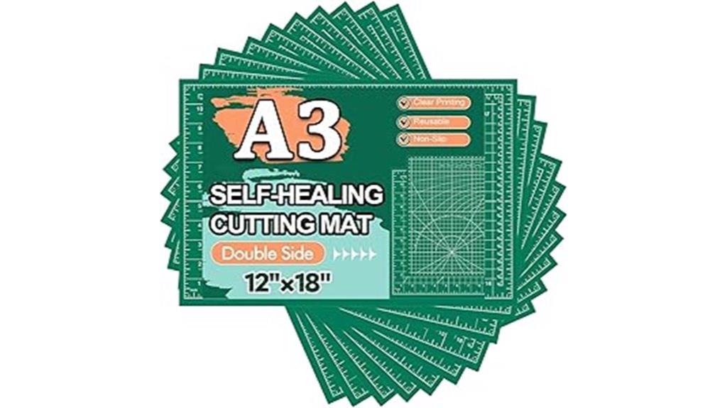 ten piece cutting mat set