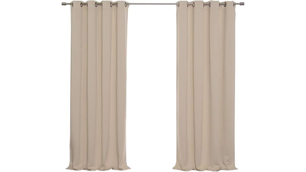 thermal insulated blackout curtains