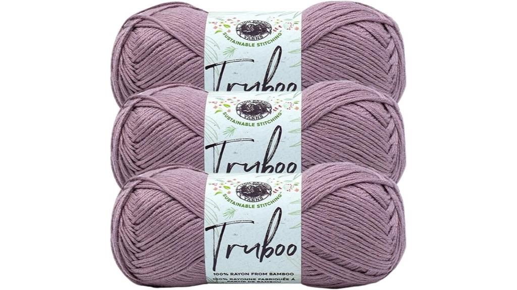 three mushroom truboo yarn