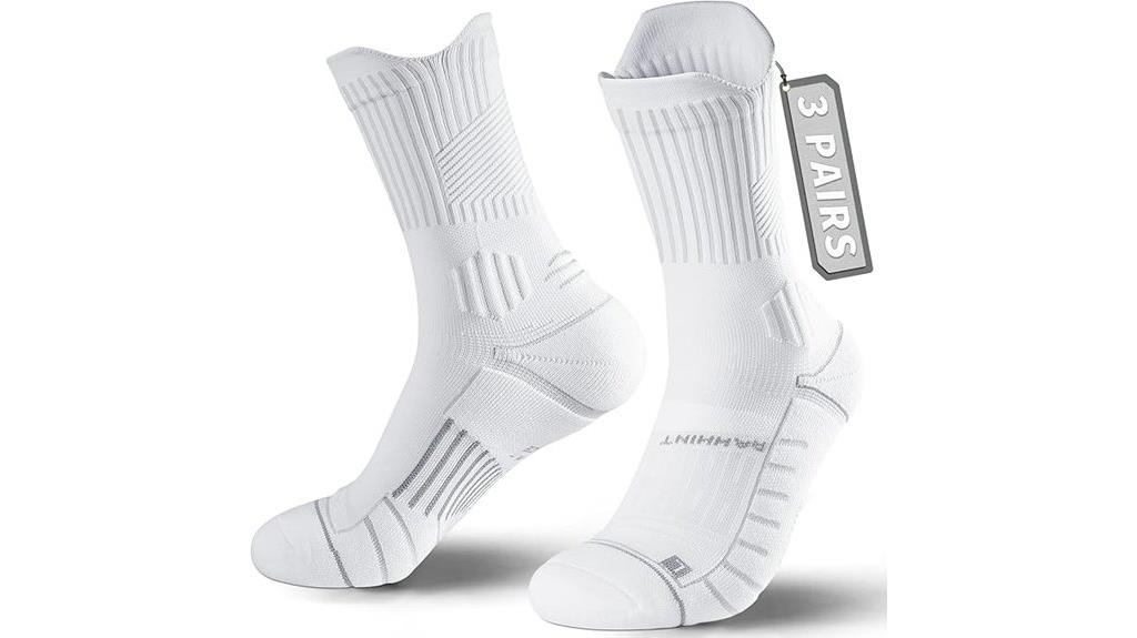 three pair compression socks