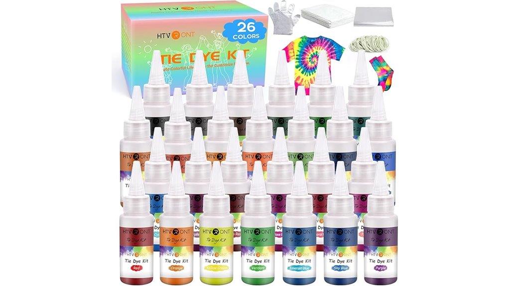 tie dye kit 26 colors