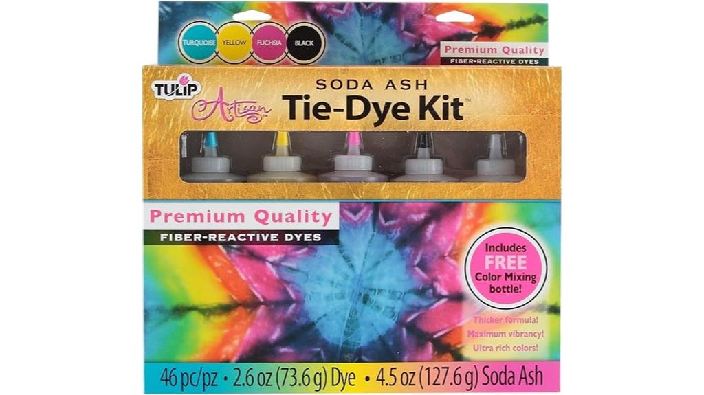 tie dye kit with color mixing